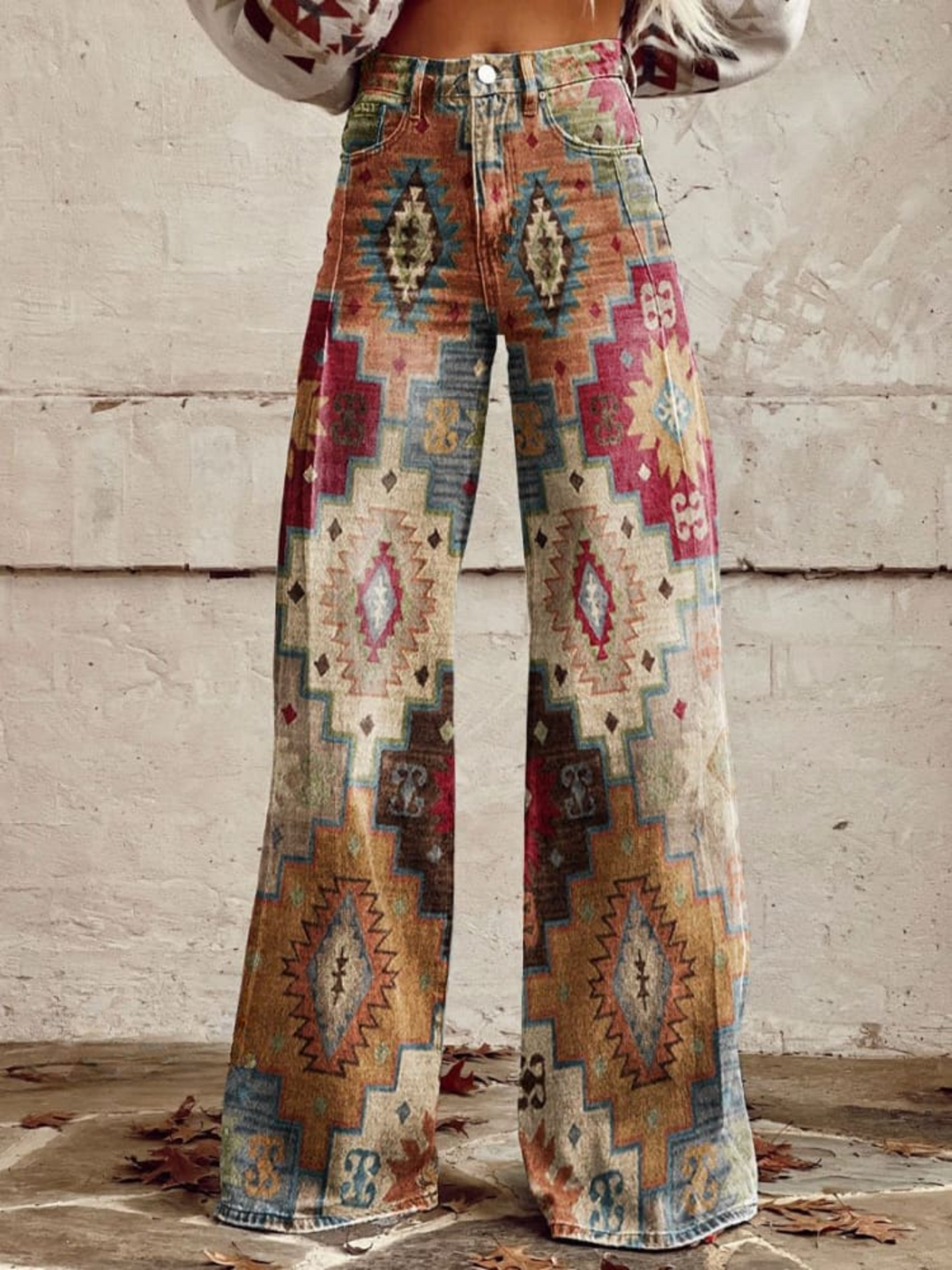 LÉA | Elegant and Modern Chevron Retro Pants