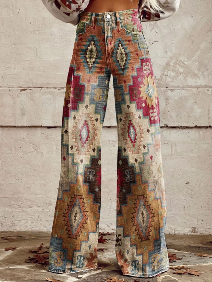 LÉA | Elegant and Modern Chevron Retro Pants