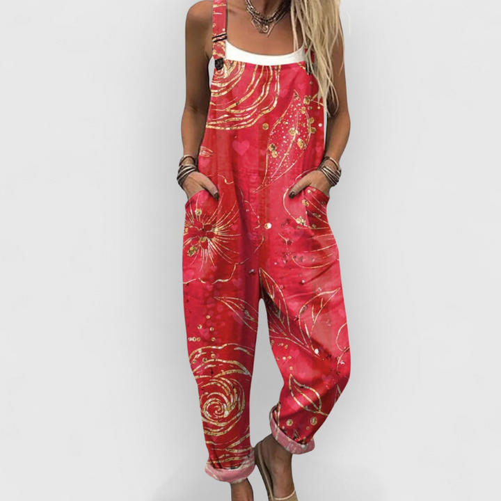 Mireille | Golden Swirl Overalls