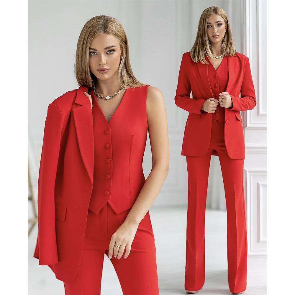 "Safira" Suit (Jacket + Pants + Vest)
