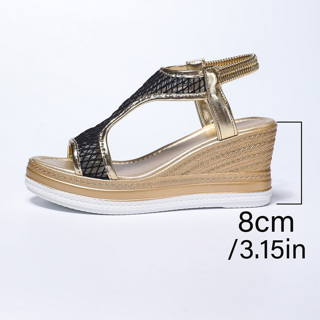 Elegant Women's Slip-On Orthopedic Wedge Sandals