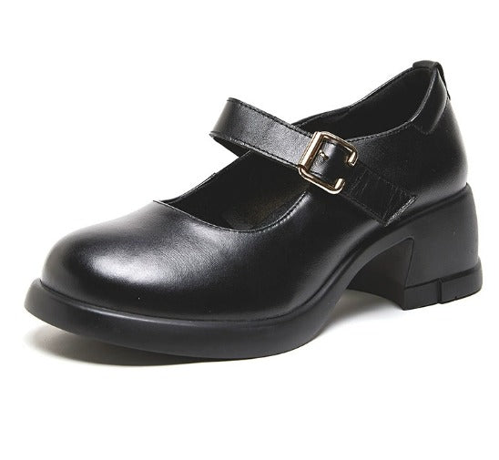 Charlotte™| Agnes Leather Mary Janes