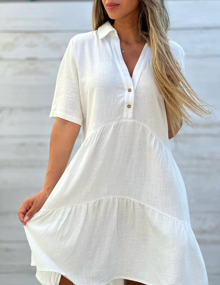 Luna | Casual Summer Linen Dress