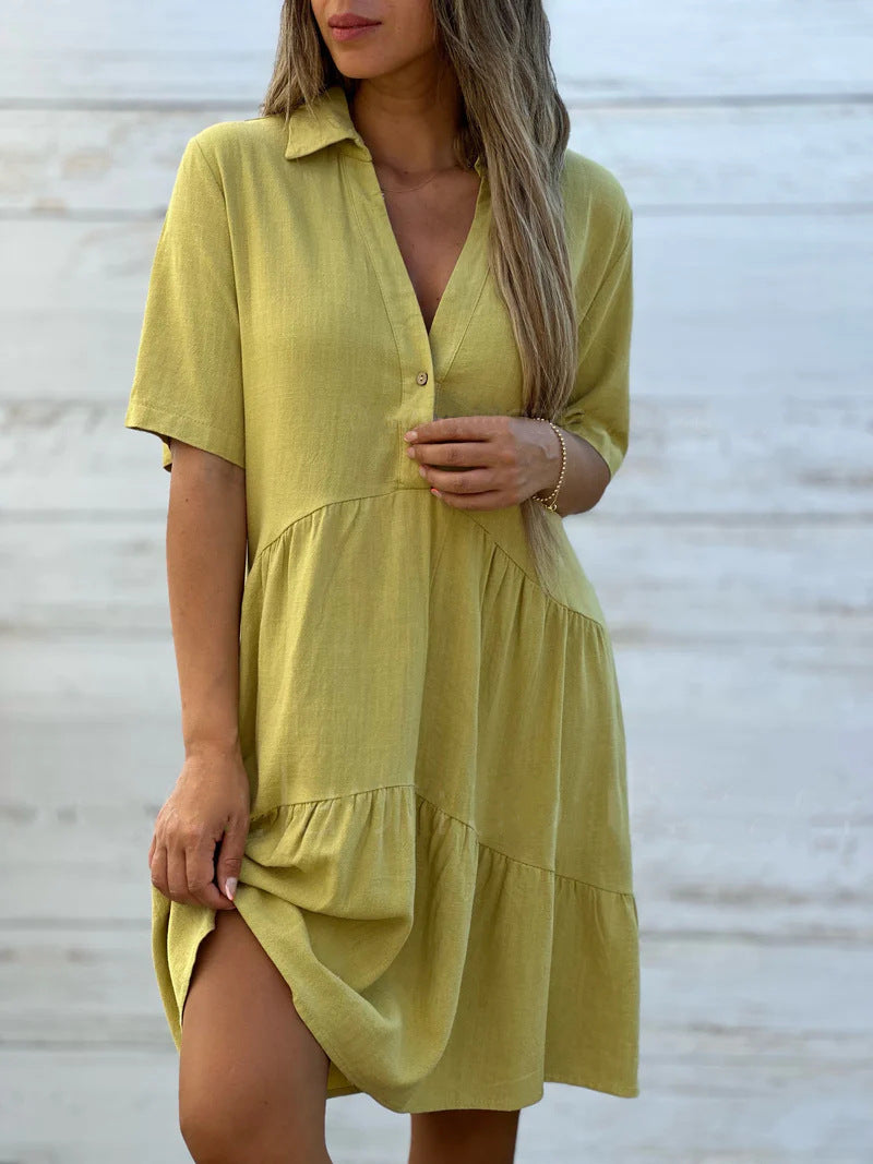 Luna | Casual Summer Linen Dress