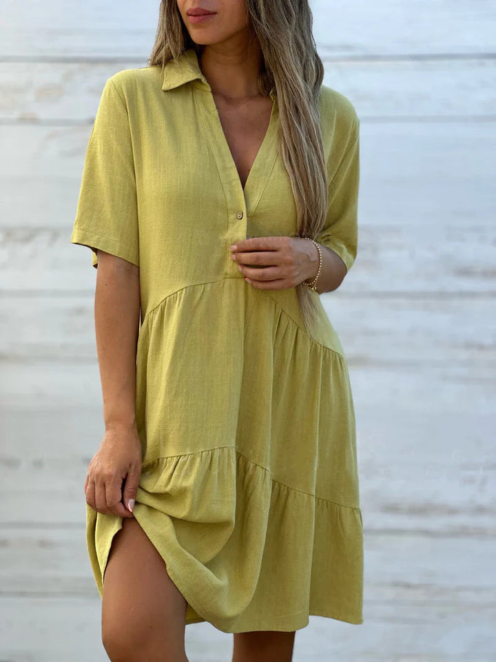 Luna | Casual Summer Linen Dress