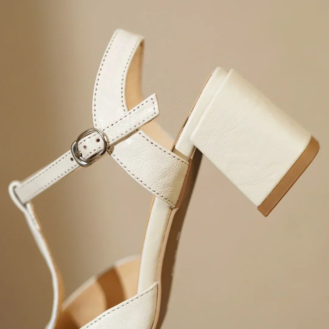 Charlotte™| Beatrica Leather Mary Janes