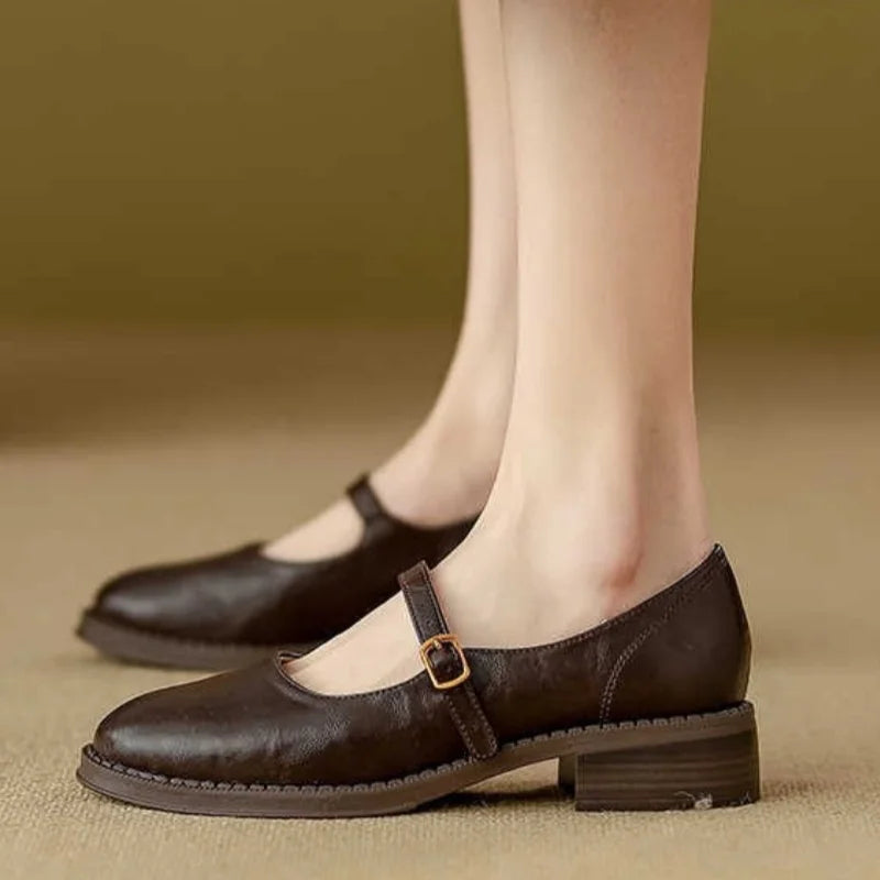Charlotte™| Classic Comfort Mary Janes Made Of Leather