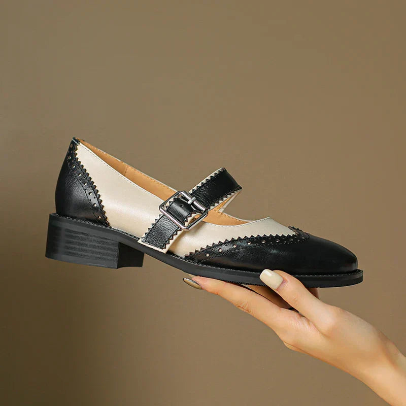 Charlotte™| Miana Leather Mary Janes