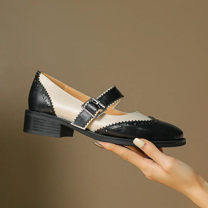 Charlotte™| Miana Leather Mary Janes
