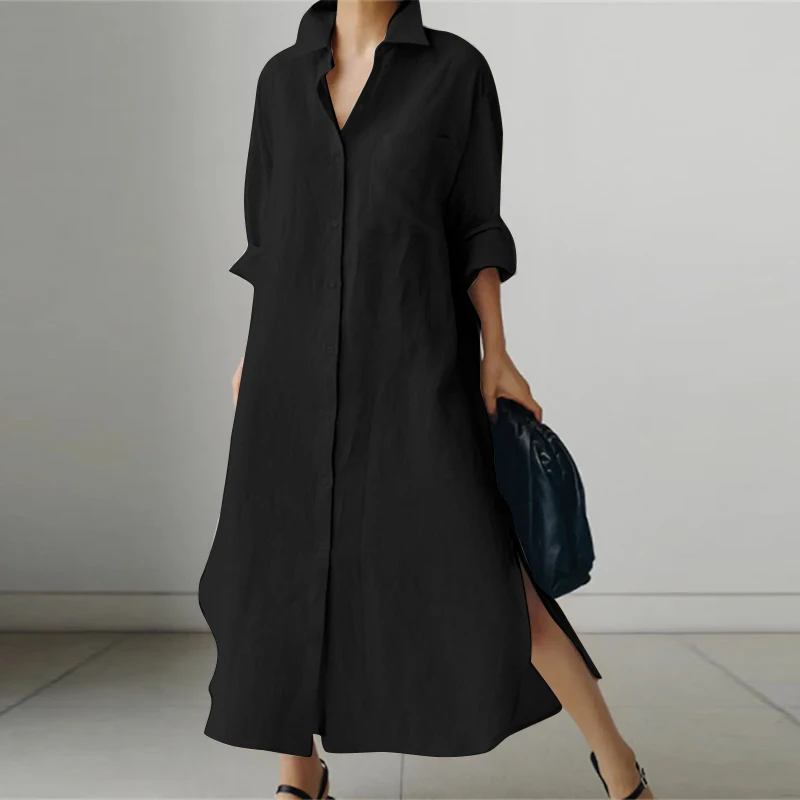 Luna | Oversized Casual Shirt Dress