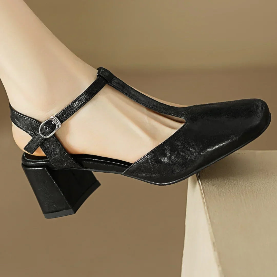 Charlotte™| Beatrica Leather Mary Janes