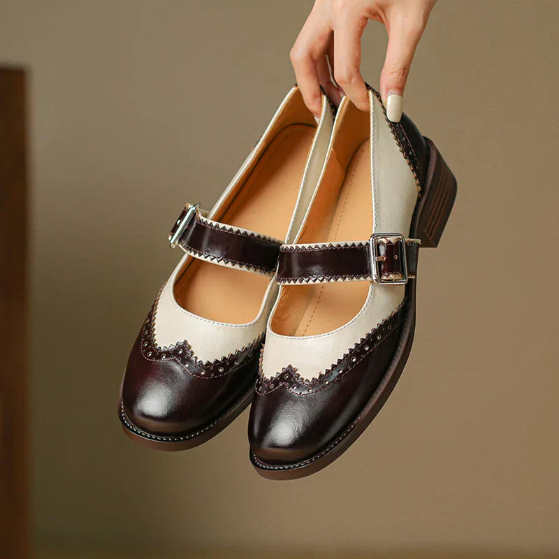 Charlotte™| Miana Leather Mary Janes