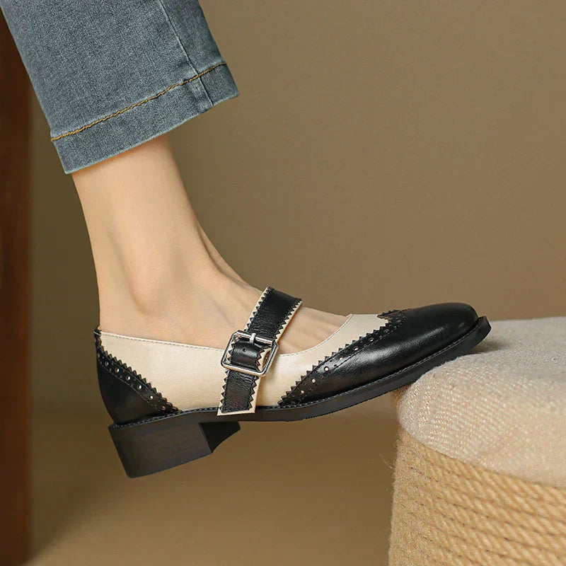 Charlotte™| Miana Leather Mary Janes