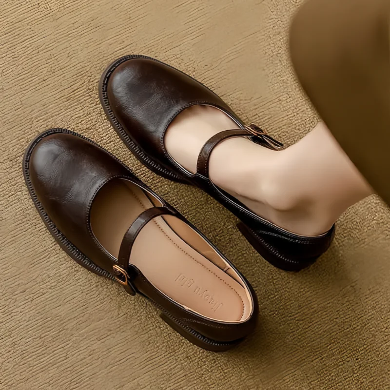 Charlotte™| Classic Comfort Mary Janes Made Of Leather