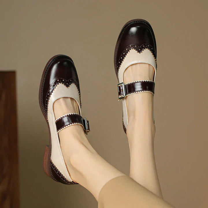 Charlotte™| Miana Leather Mary Janes