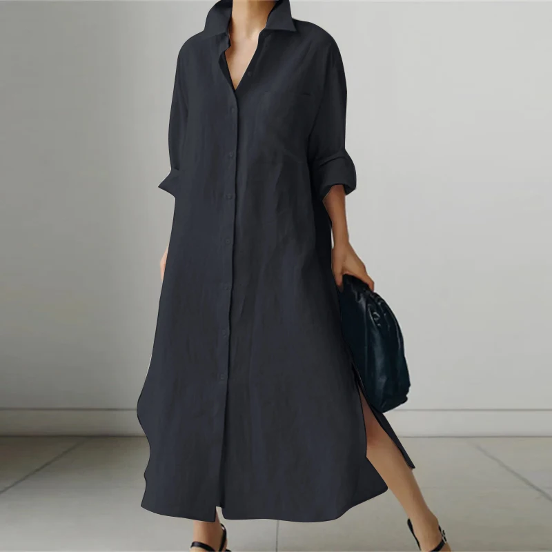Luna | Oversized Casual Shirt Dress