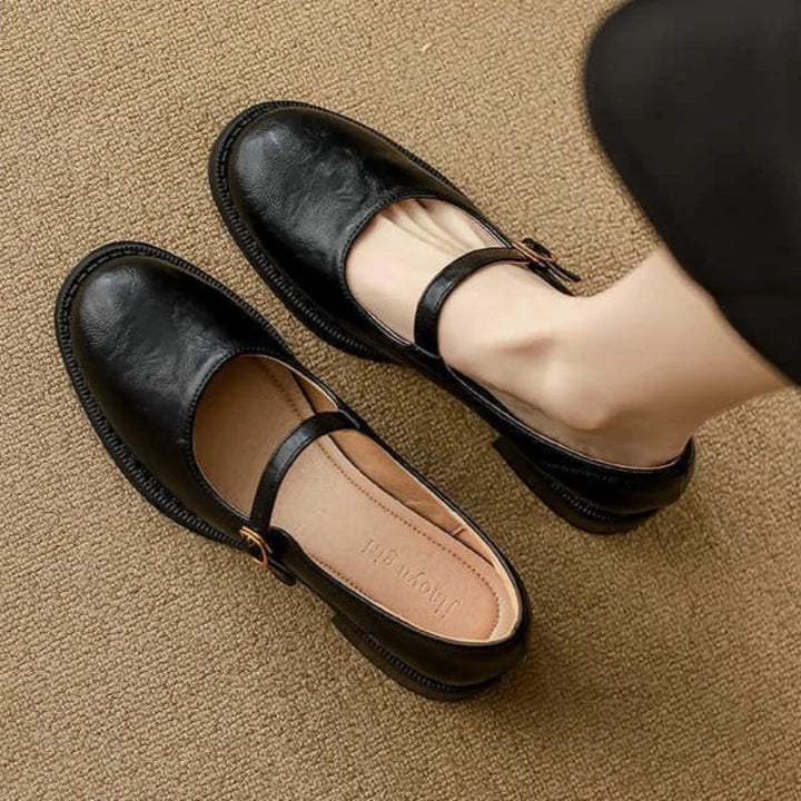 Charlotte™| Classic Comfort Mary Janes Made Of Leather