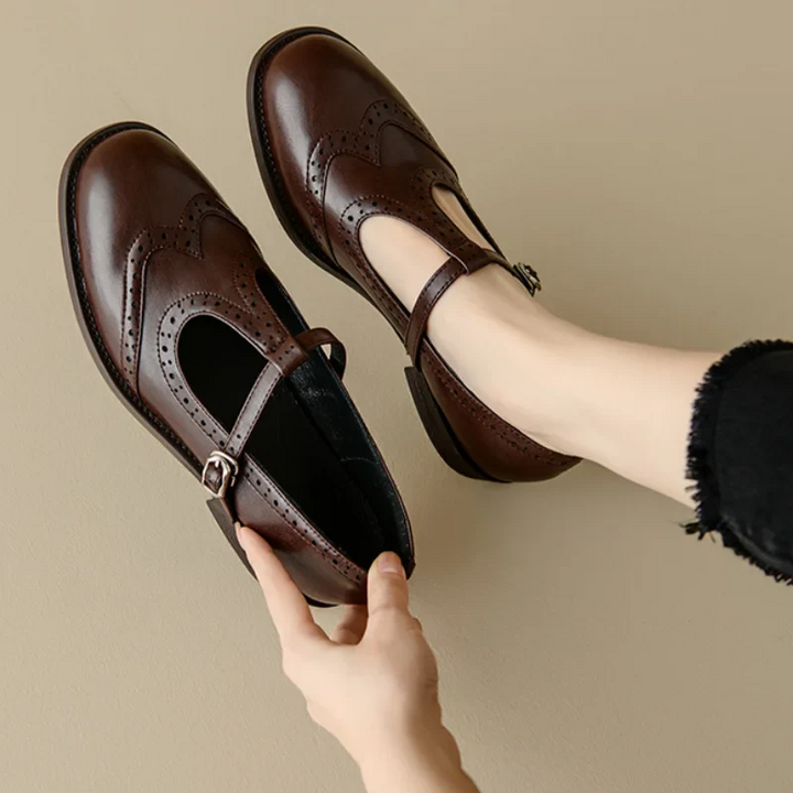 Charlotte™| Elegant T-Strap Mary Janes