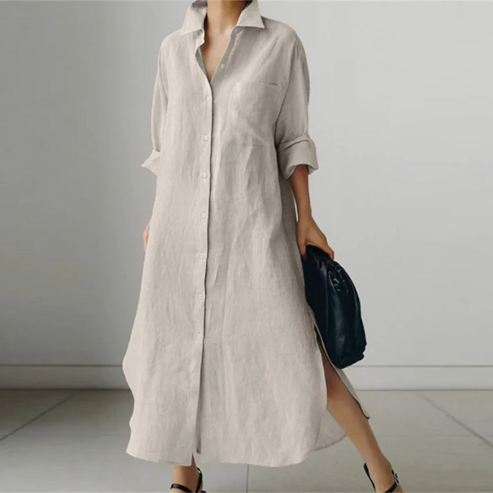 Luna | Oversized Casual Shirt Dress