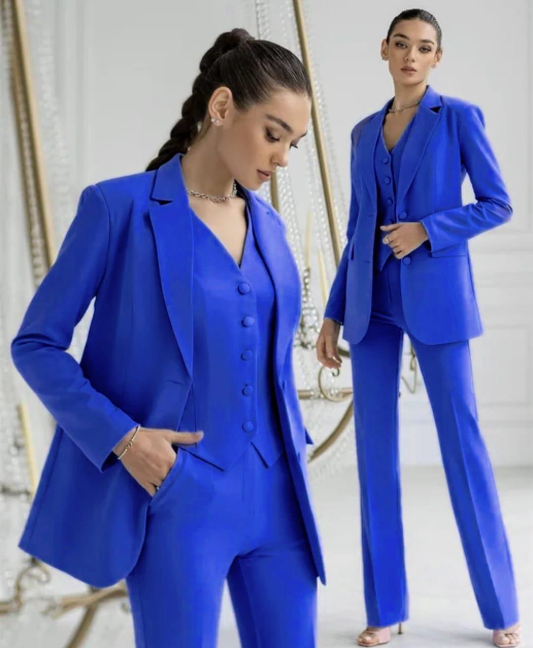 "Safira" Suit (Jacket + Pants + Vest)