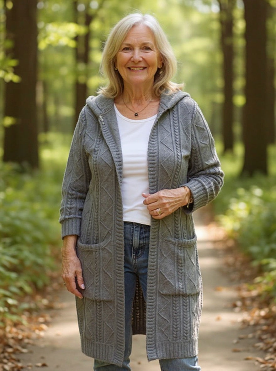 Johani | Extended Length Hooded Cardigan