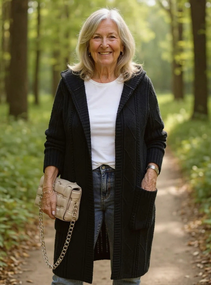 Johani | Extended Length Hooded Cardigan