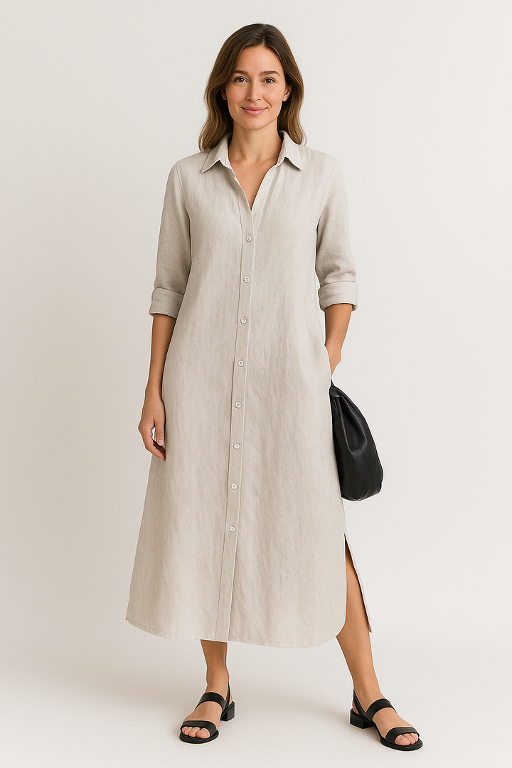 Luna | Oversized Casual Shirt Dress