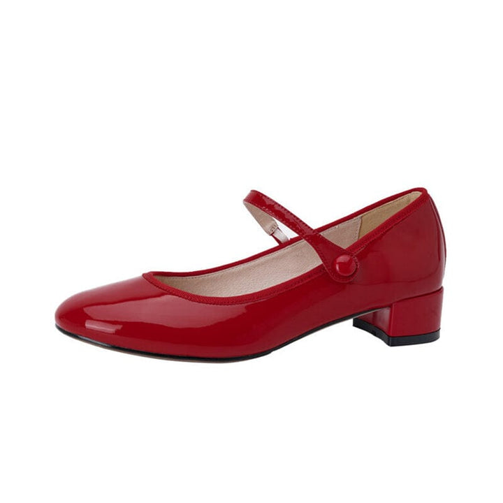 Charlotte™| Livy Leather Mary Janes