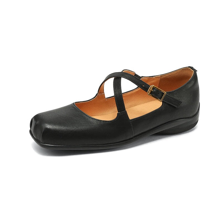 Charlotte™| Edith Leather Mary Janes