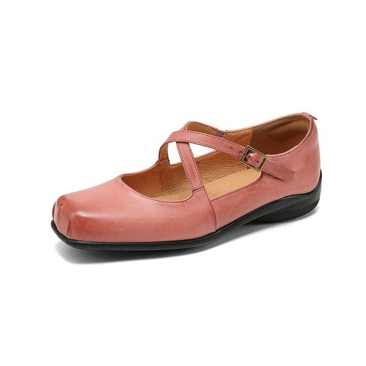 Charlotte™| Edith Leather Mary Janes