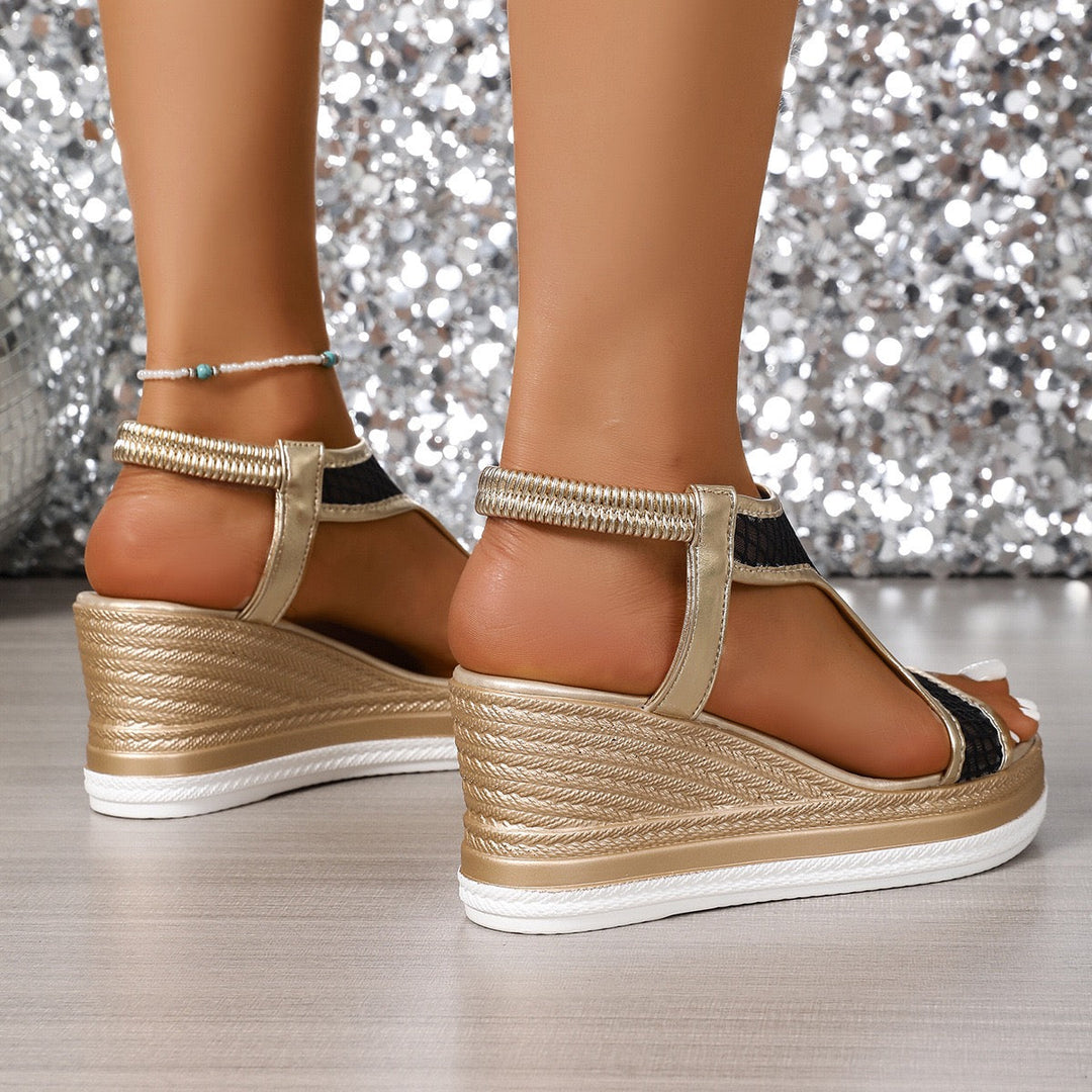 Elegant Women's Slip-On Orthopedic Wedge Sandals