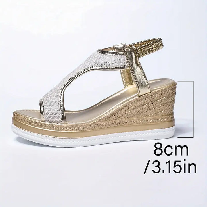 Elegant Women's Slip-On Orthopedic Wedge Sandals