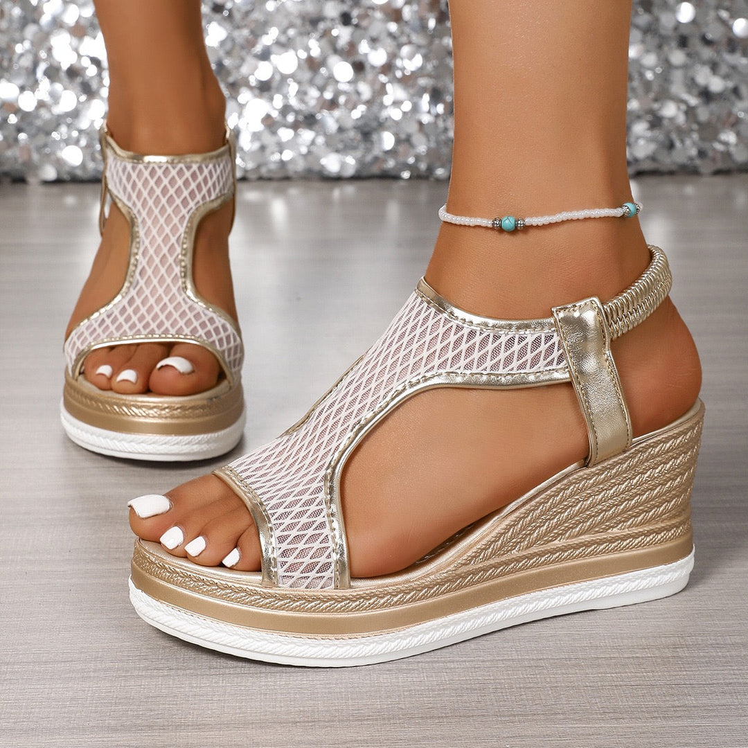 Elegant Women's Slip-On Orthopedic Wedge Sandals
