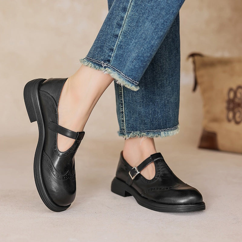 Charlotte™| Risla Leather Mary Janes