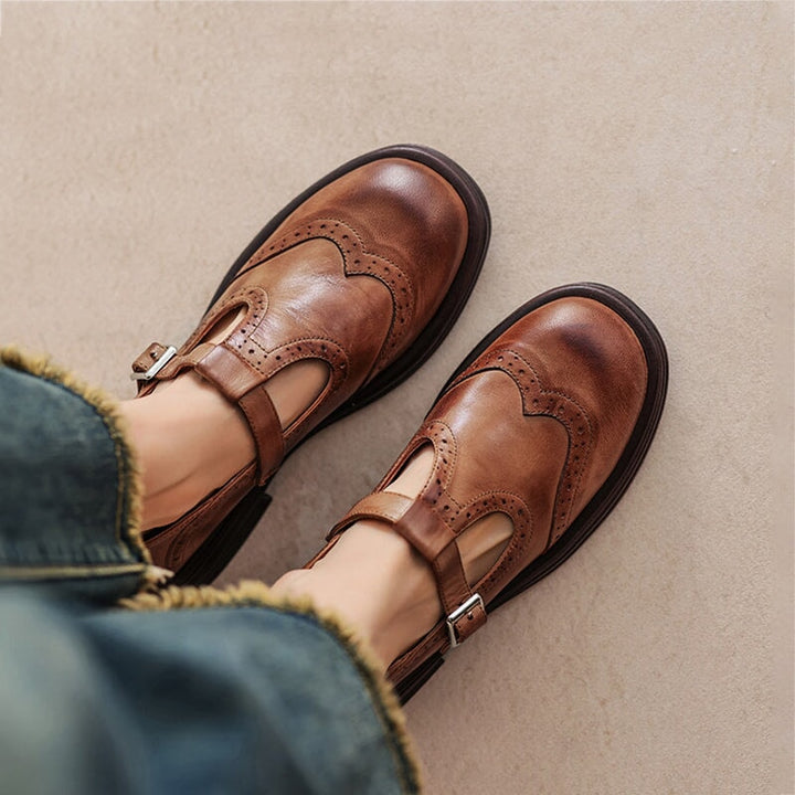 Charlotte™| Risla Leather Mary Janes