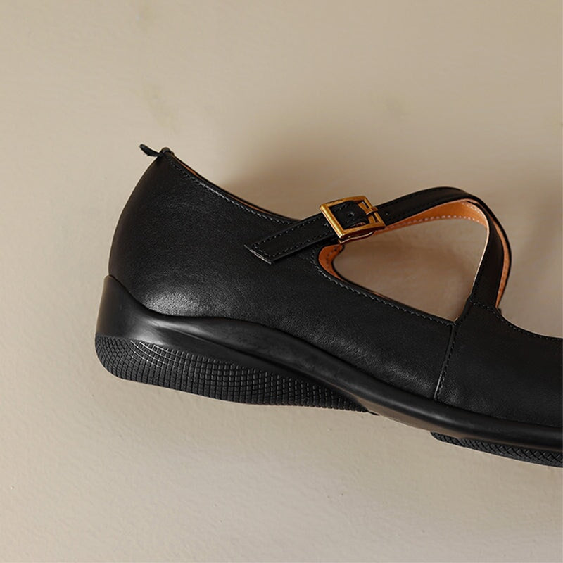 Charlotte™| Edith Leather Mary Janes