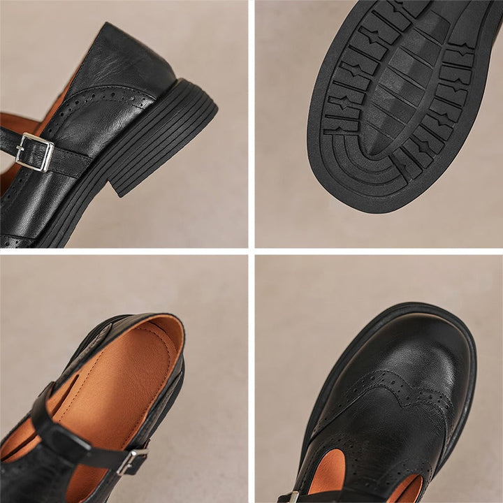 Charlotte™| Risla Leather Mary Janes