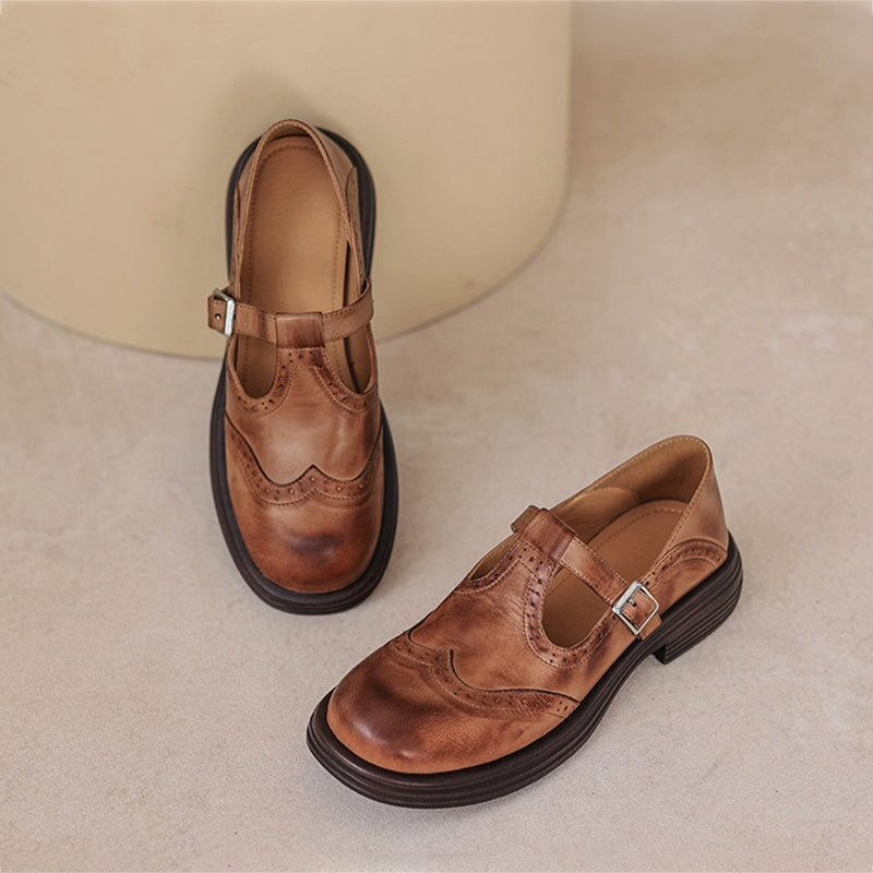 Charlotte™| Risla Leather Mary Janes